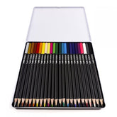 ESTUCHE METALICO 24 LAPICES COLORES KIDEA | KIDEA